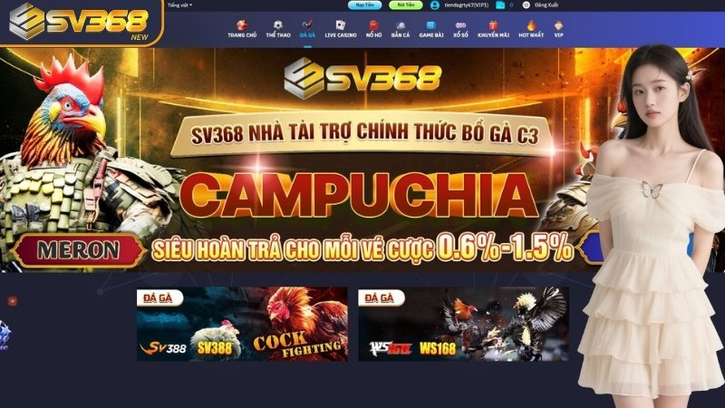 Đá gà SV368 đỉnh cao