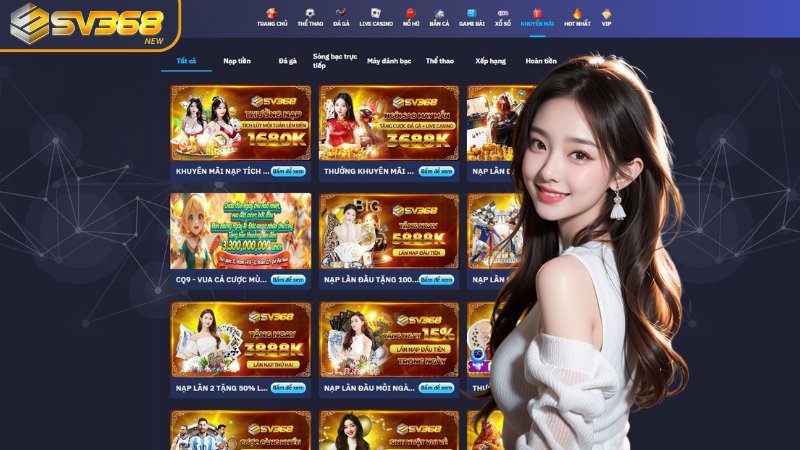 Khuyến mãi SV368 hot nhất 2025